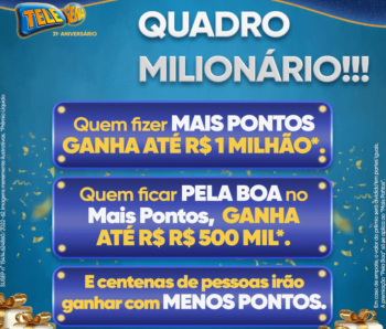 Tele Sena De Anivers Rio Mais E Menos Pontos