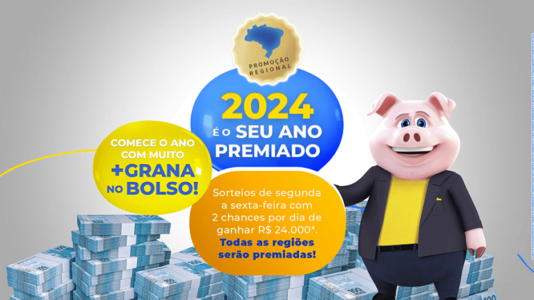 Promoção regional Tele Sena de ano novo 2024 Sorte Premium