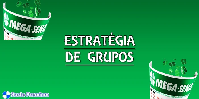 Estratégia de grupos para a mega sena