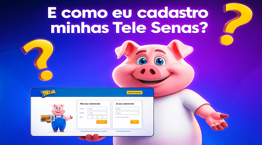 Como cadastrar a Tele sena no site