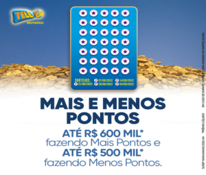 Tele sena de Independência 2022 mais e menos pontos