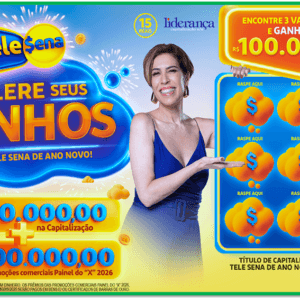 Campanha da Tele Sena de ano novo 2026