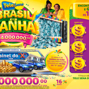 Tele sena de carnaval 2026 mais e menos pontos