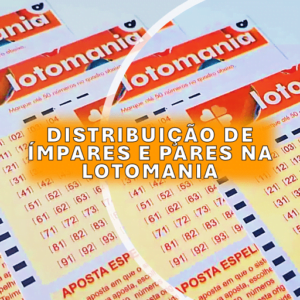 Distribuição de impares e pares na lotomania