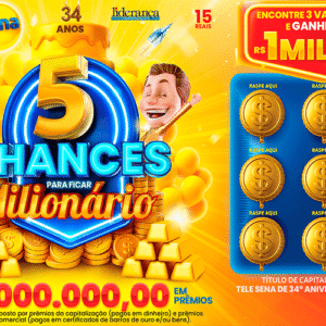 Tele sena de aniversário 2025 mais e menos pontos