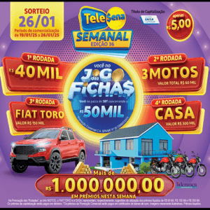 Resultado Tele sena semanal edição 36