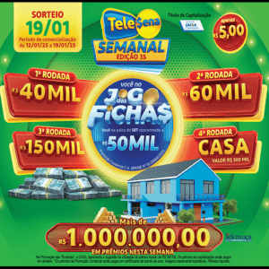 Resultado Tele sena semanal edição 35