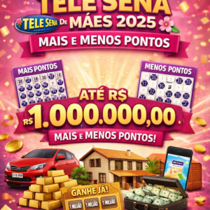 Tele sena de mães 2026 mais e menos pontos
