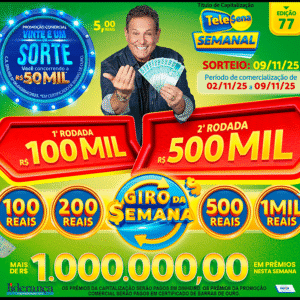 Resultado da Tele sena semanal verde edição 77