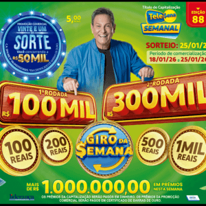 Resultado da Tele Sena Semanal Verde Edição 88