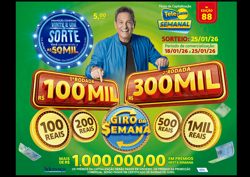 Resultado da Tele Sena Semanal Verde Edição 88 Resultado da Tele Sena Semanal Verde Edição 88