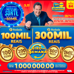 Resultado da Tele Sena Semanal Vermelha Edição 84