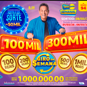 Resultado da Tele sena semanal lilás edição 94
