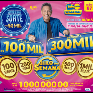 Resultado da Tele sena semanal rosa edição 87