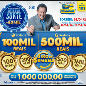 Resultado da Tele sena semanal branca edição 101