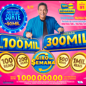 Resultado da Tele sena semanal rosa edição 91