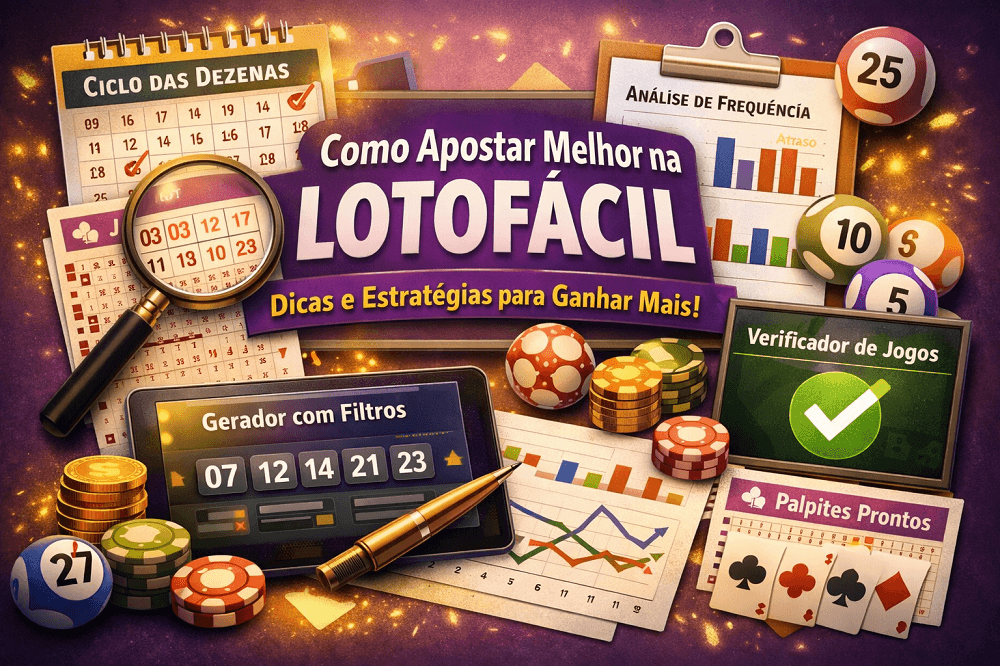 Como apostar melhor na Lotofácil Como apostar melhor na Lotofácil