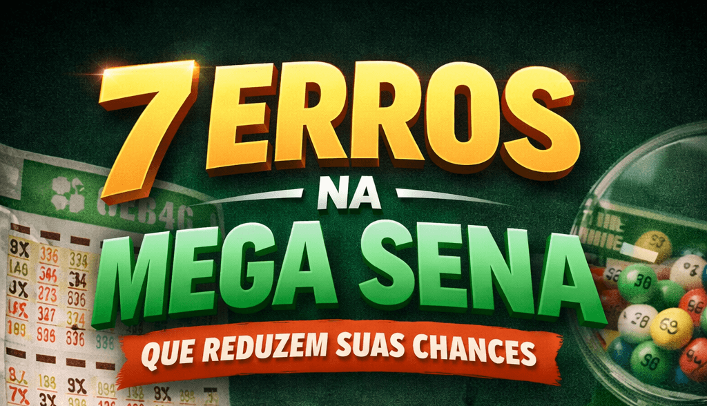 7 erros na Mega Sena que reduzem suas chances 7 erros na Mega Sena que reduzem suas chances